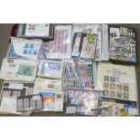 A box of stamps and covers with high catalogue value