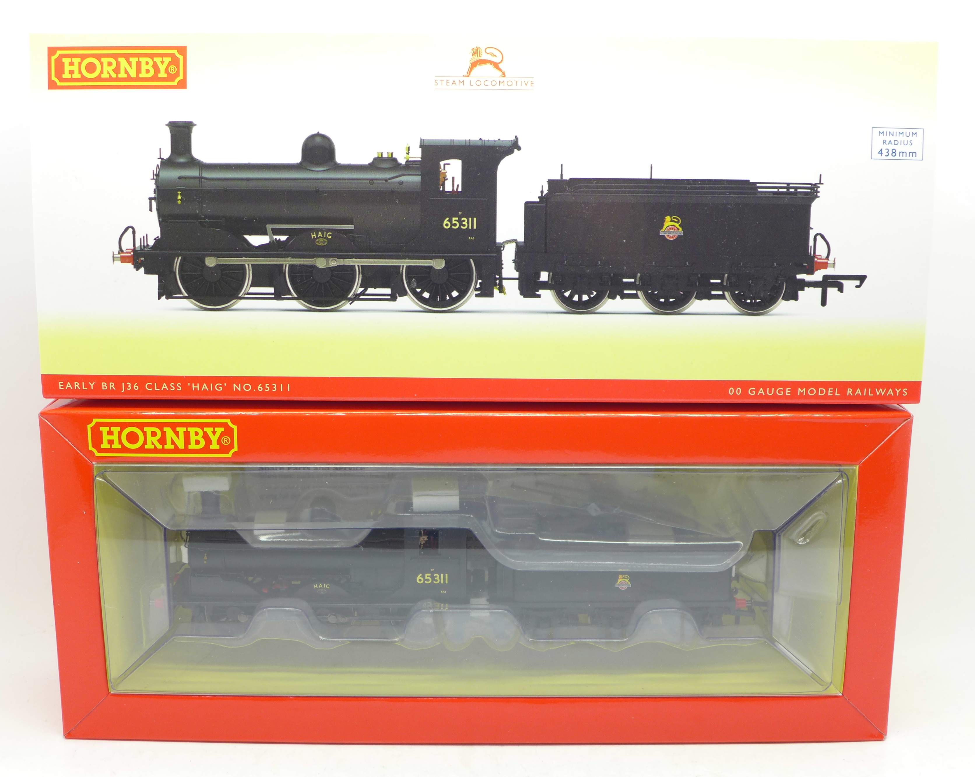 A Hornby OO gauge J36 Class, 'Haig' No. 65311, boxed