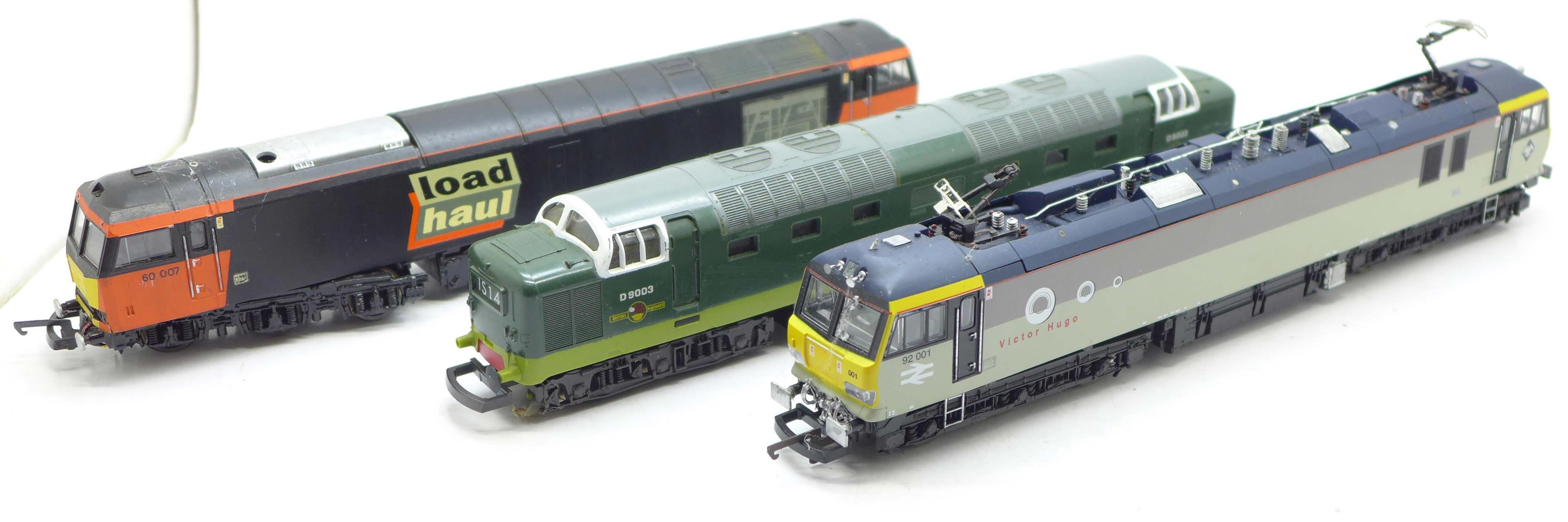 Three Lima OO gauge model railway engines