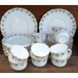 A Victorian teaset, ten setting