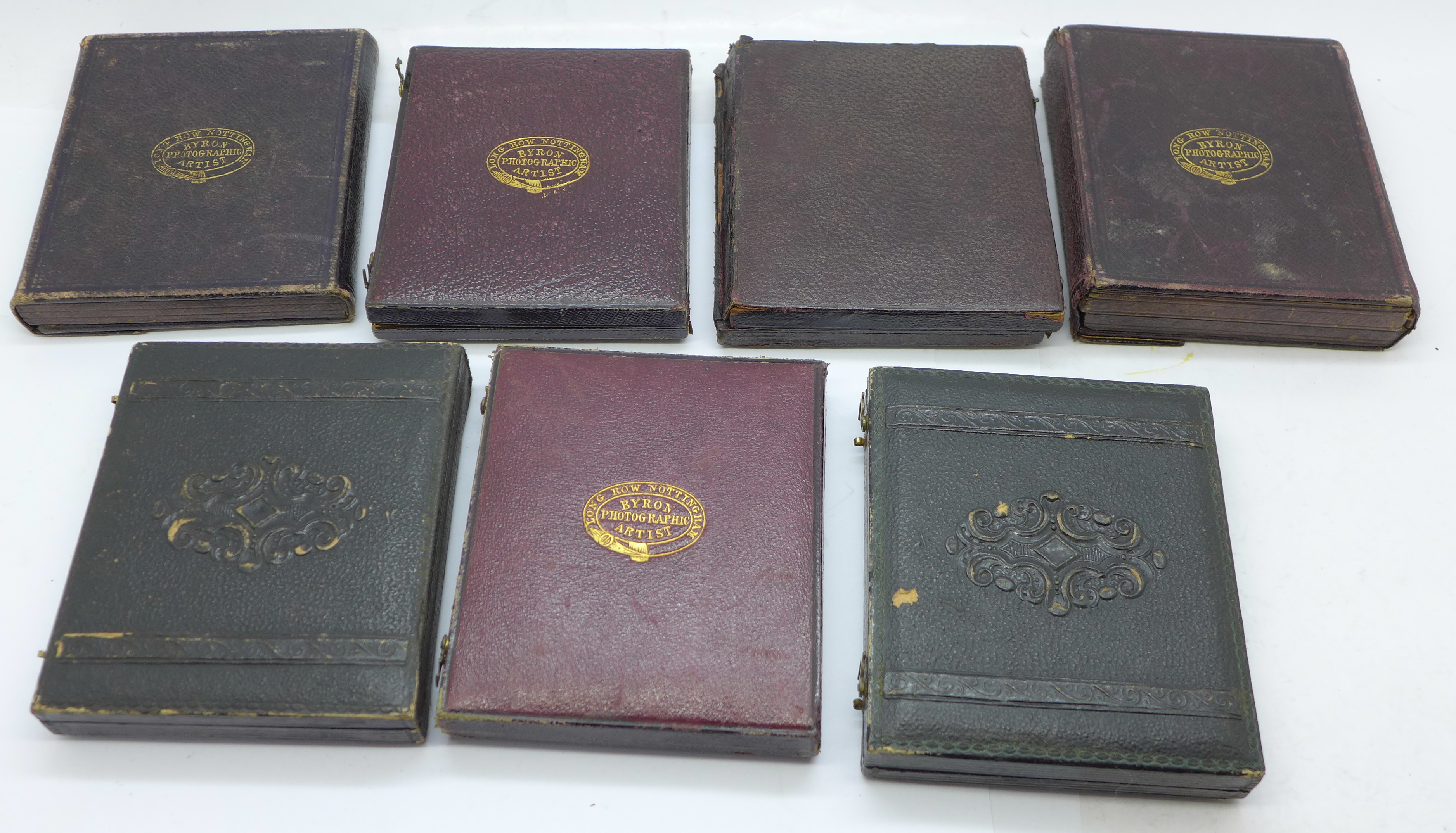 A collection of eight daggeurotypes, including one cased pair - Image 10 of 11