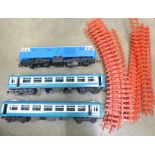 A battery operated model rail set **PLEASE NOTE THIS LOT IS NOT ELIGIBLE FOR POSTING AND PACKING**