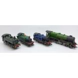 Four model railway OO gauge locomotives, two Hornby, Mainline and one other