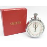 A Smiths stopwatch, 1968, with box and papers, box a/f