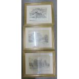 Three framed prints of Nottingham scenes, by Neil Tarn **PLEASE NOTE THIS LOT IS NOT ELIGIBLE FOR