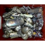 A tub of flatware **PLEASE NOTE THIS LOT IS NOT ELIGIBLE FOR POSTING AND PACKING**