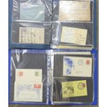 Stamps; two albums of philatelic exhibition covers, etc., and philatelic ephemera