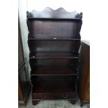 A Stag Minstrel open waterfall front bookcase