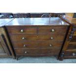 A George III mahogany chest of drawers