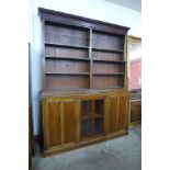 A Victorian mahogany library bookcase