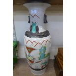 A Chinese famille vert vase