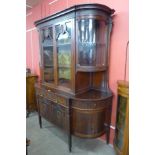 An Edward VII Neo-Classical style mahogany side cabinet, in the manner of Robert Adam