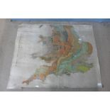 A Geological map of England and Wales, prepared by The Geological Survey, 1948