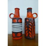 Two West German studio pottery vases