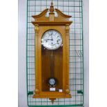 A Woodford beech Vienna style wall clock