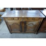 A 19th Century French oak dresser