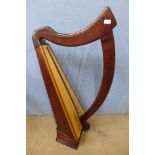 A beech harp