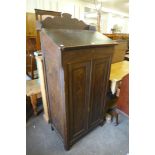 A Victorian pine clerk's desk