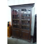 A Victorian mahogany bookcase