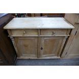 A 19th Century French pine dresser