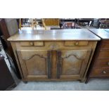 A 19th Century French oak dresser