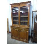 A Victorian mahogany bookcase