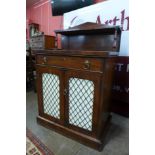 A Victorian mahogany chiffonier