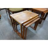 A G-Plan Quadrille teak nest of tables