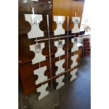 A German steel wall hanging coat hooks