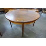 A G-Plan Fresco teak extending dining table