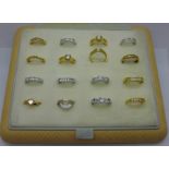 Sixteen dress rings