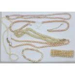 Fresh water pearl jewellery