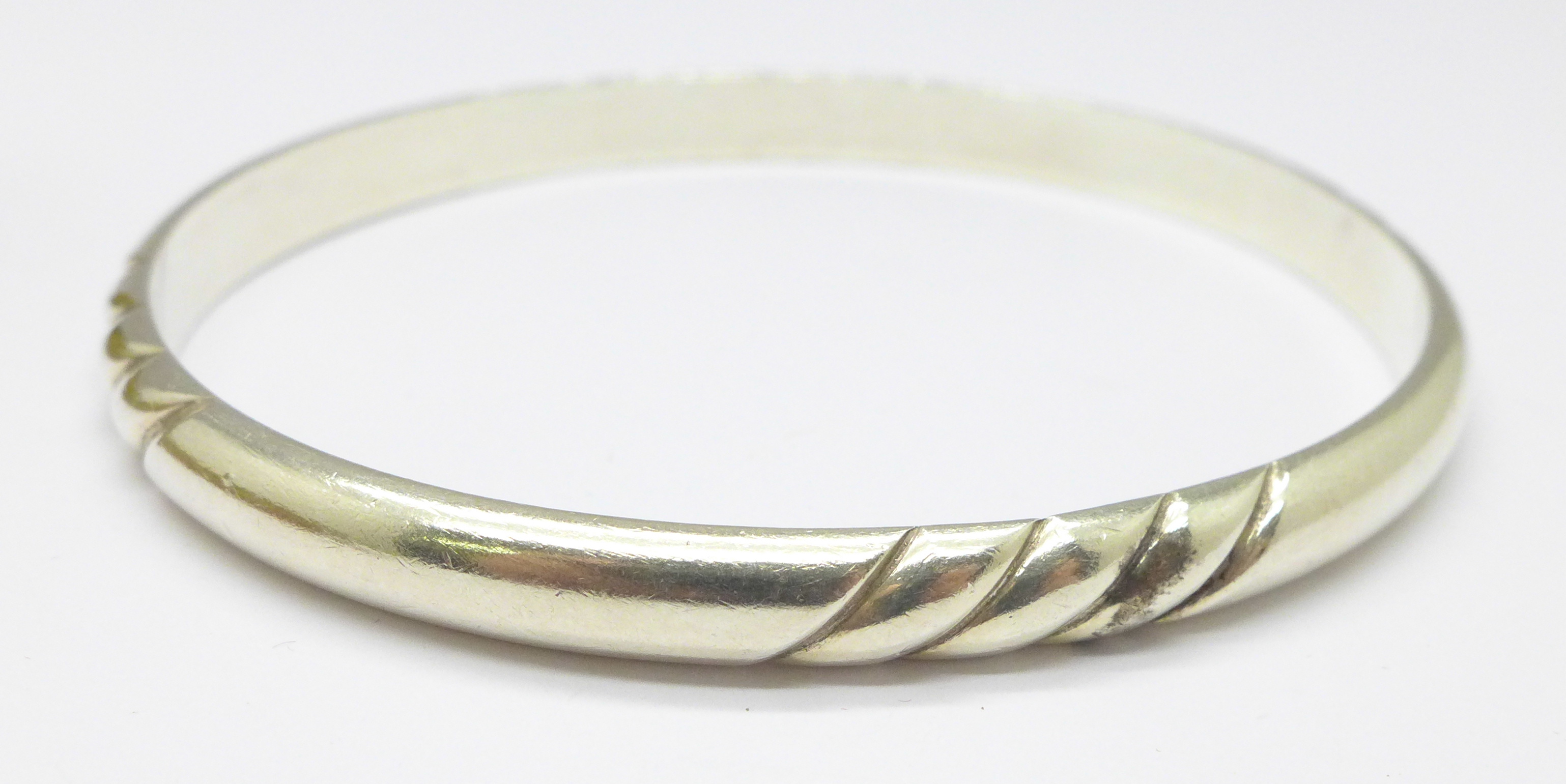 A silver bangle, Kalo of Chicago, 31g - Image 2 of 3