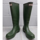A pair of Hunter Wellington boots, made in Scotland