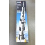 A Revell Apollo Saturn V model, 1:96 scale, (114cm), boxed, box damaged