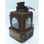 A railway lamp