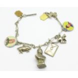 A charm bracelet