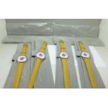 Eight In Time wristwatches, 1995 World Corporate Games, (new old stock)