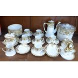 A collection of Noritake coffee and tea wares
