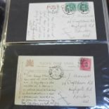 Stamps:- Album of shipping and hovercraft covers including signed (60 covers)