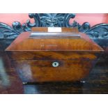 A 19th Century mahogany tea caddy