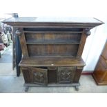 A French carved oak dresser