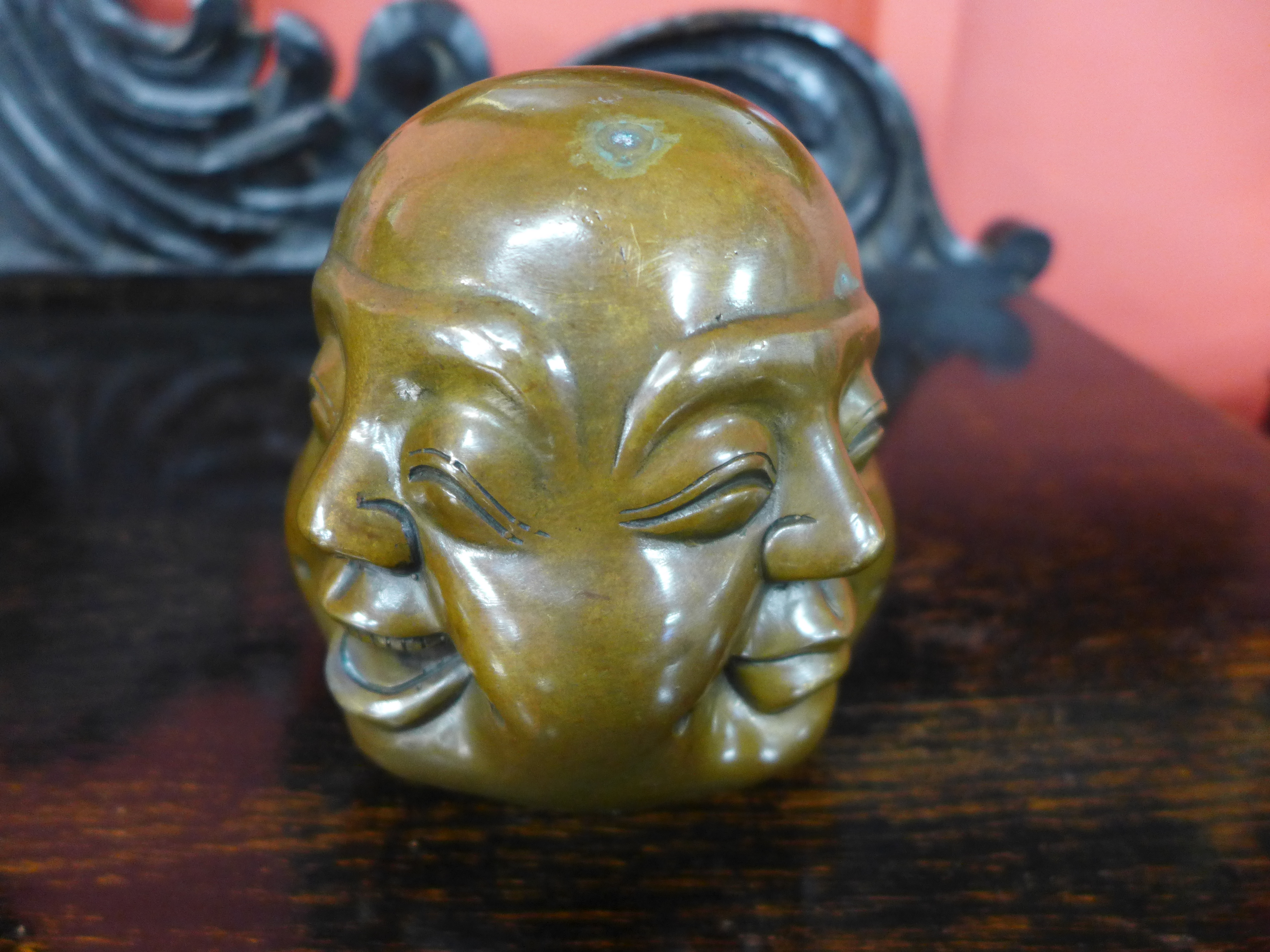 A bronze four face Buddha