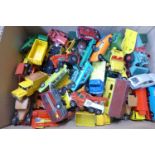 A collection of die-cast model vehicles