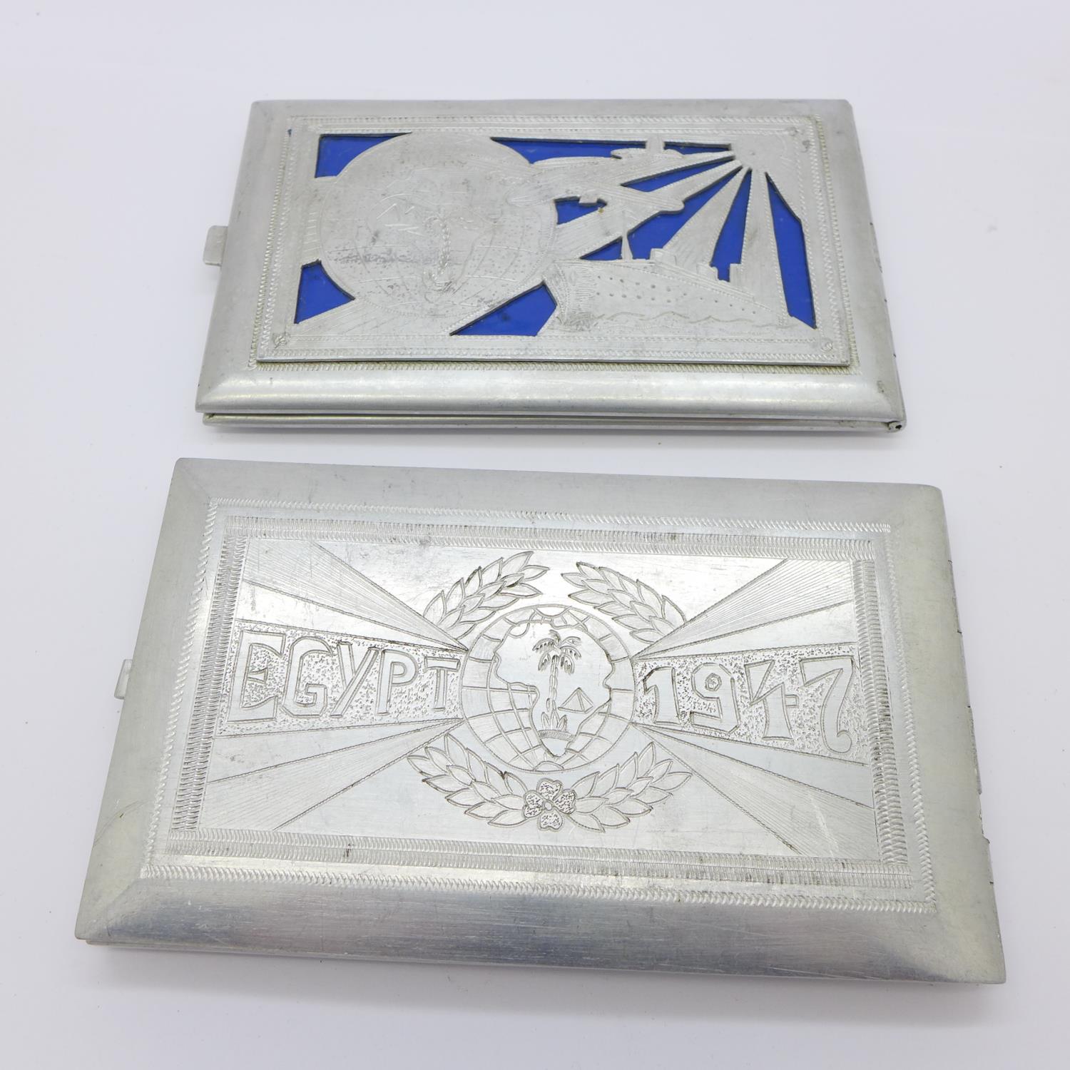 Two Egyptian cigarette cases - Image 3 of 4