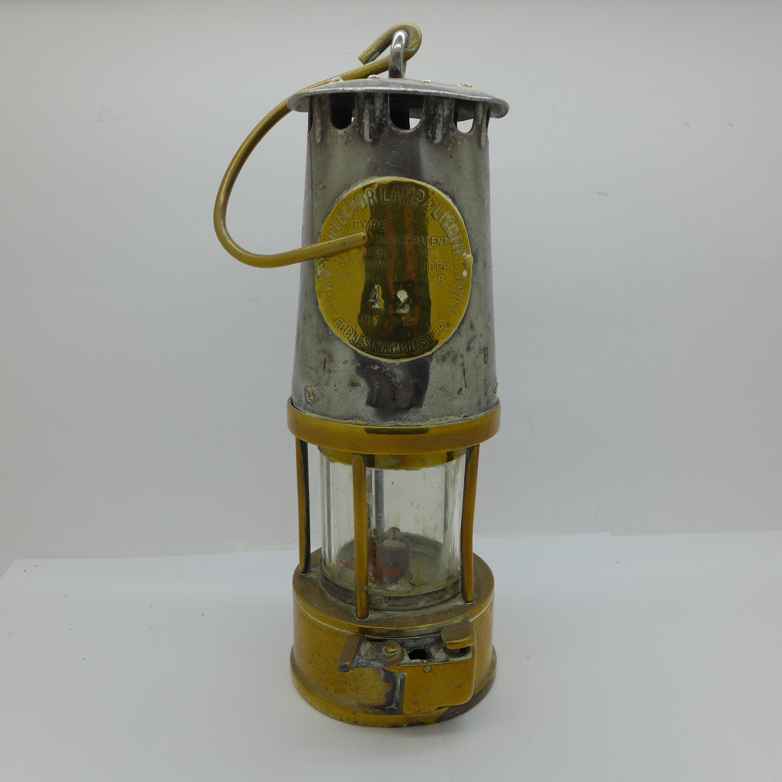 An Eccles miner's safety lamp - Image 2 of 4