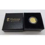 A Hattons of London 2019 commemorative D-Day quarter sovereign , boxed