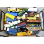 A collection of die-cast model haulage and delivery vehicles including Exclusive First Editions