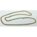 A 9ct gold chain, 5.0g