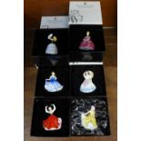 Eleven Royal Doulton miniature ladies figures, boxed